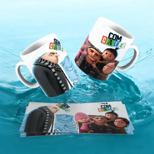 Caneca Personalizada de Porcelana Minnions