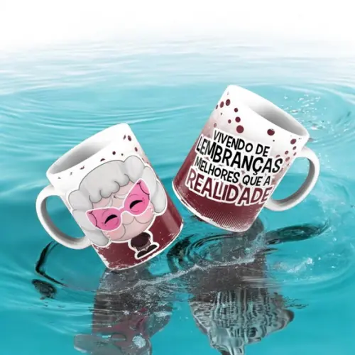 Caneca Personalizada de Porcelana Divertidamente