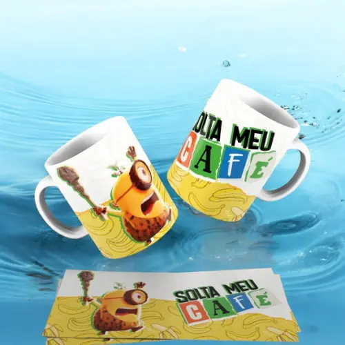 Caneca Personalizada de Porcelana Minnions