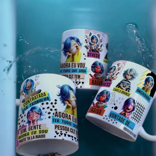 Caneca Personalizada de Porcelana Divertidamente