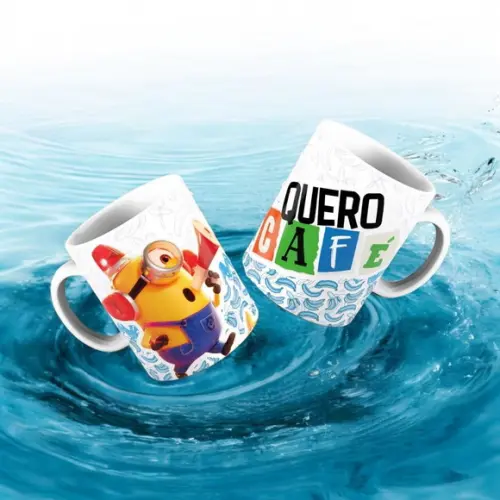Caneca Personalizada de Porcelana Minnions