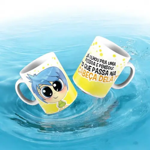 Caneca Personalizada de Porcelana Divertidamente