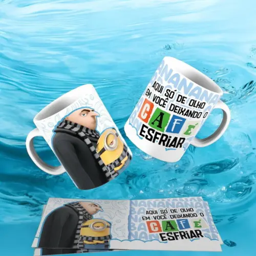 Caneca Personalizada de Porcelana Minnions