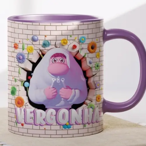 Caneca Personalizada de Porcelana Divertidamente