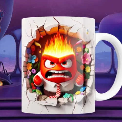 Caneca Personalizada de Porcelana  Divertidamente