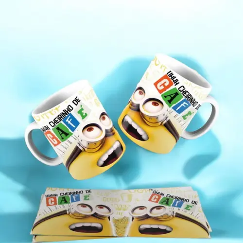 Caneca Personalizada de Porcelana Minnions