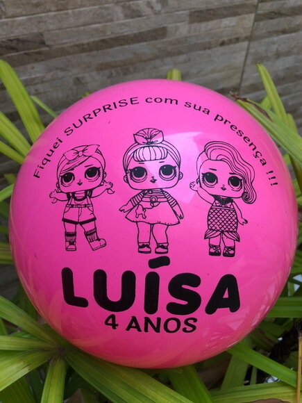 Kit 15 Bolas Personalizadas (38cm)