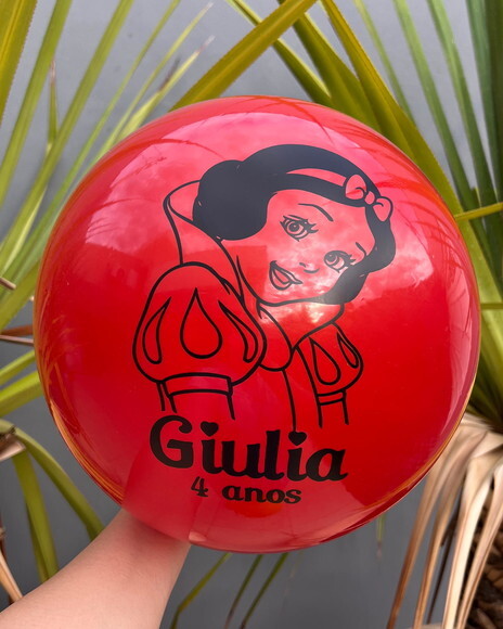 Kit 150 Bolas Personalizadas de Vinil (23cm)