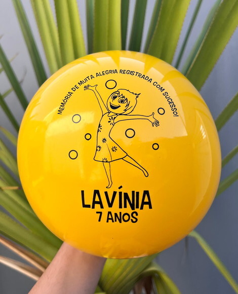 Kit 150 Bolas Personalizadas de Vinil (23cm)
