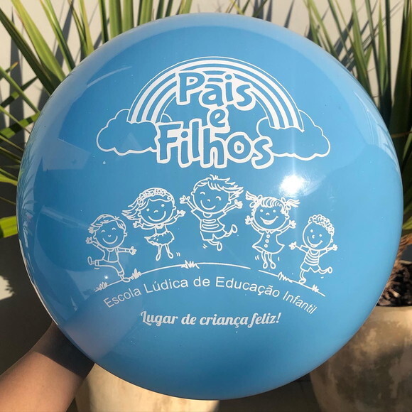 Kit 120 Bolas Personalizadas (23cm)