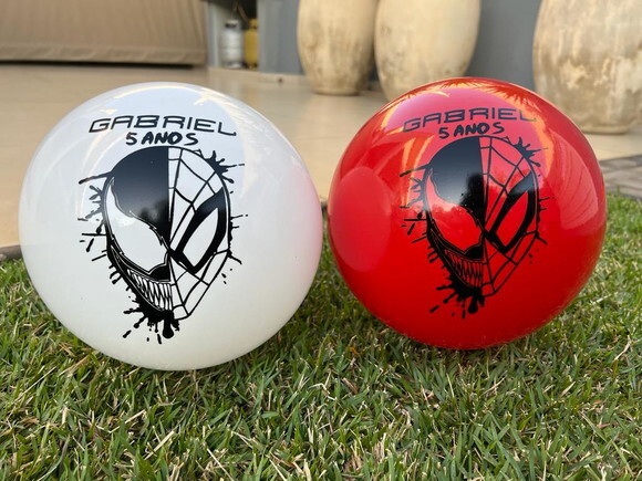 Kit 15 Bolas Personalizadas (23cm)