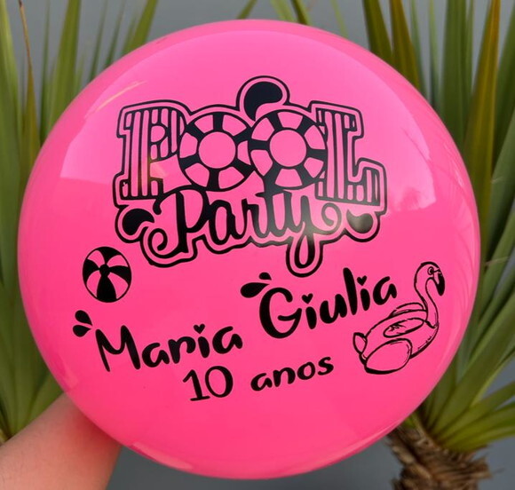 Kit 15 Bolas Personalizadas (23cm)