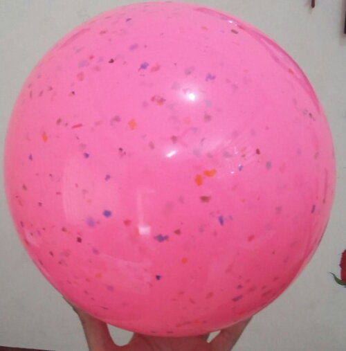 15 Bolas Confetes de Vinil (23cm)