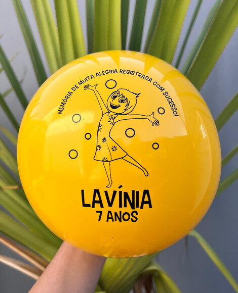 Kit 150 Bolas Personalizadas de Vinil (23cm)