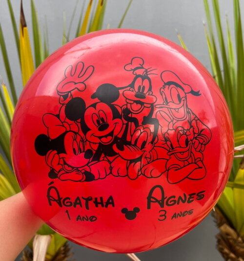 Kit 20 Bolas Personalizadas (38cm)
