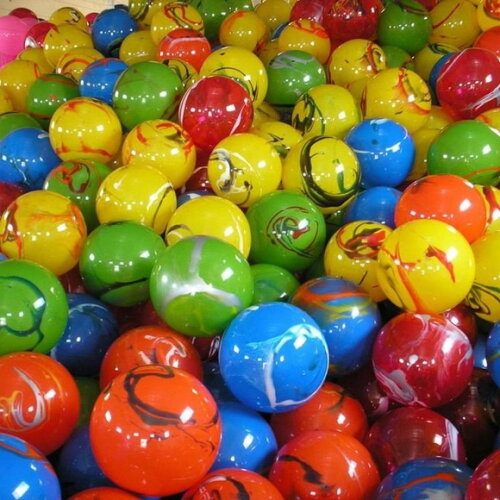 Kit 50 Bolas de Vinil Marmorizadas (38cm)