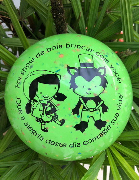 Kit 15 Bolas Personalizadas (23cm) Confetes