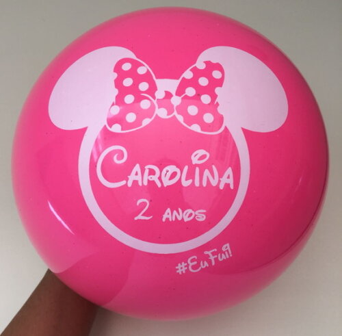 Kit 40 Bolas de Vinil Personalizadas (23cm)