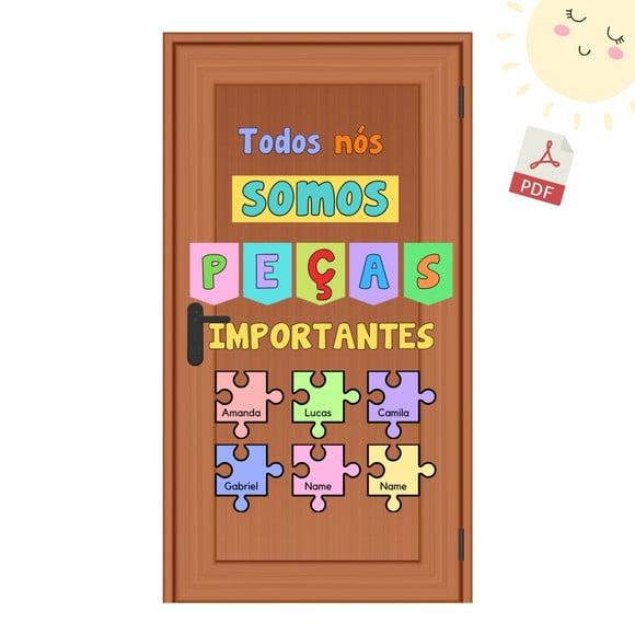 Peças Importantes - Decoração Porta Sala e Atividades (pdf)