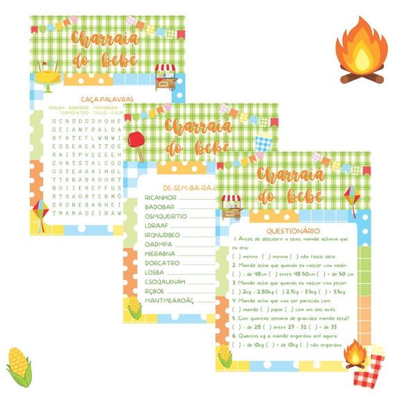 Kit Brincadeiras Charraiá do Bebê Festa Junina/caipira (pdf)