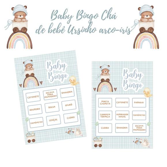 Baby Bingo Ursinho Arco-íris - 100 Cartelas pdf