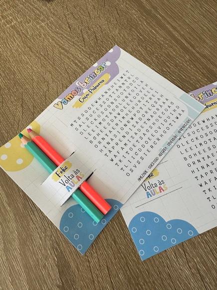 Kit Lembrancinhas Escolares(cards) (arquivo Pdf)