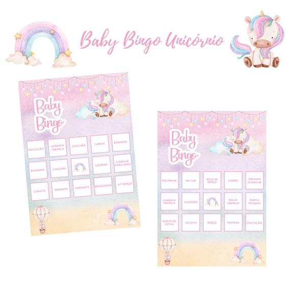 Baby Bingo Unicórnio (60 Cartelas) pdf