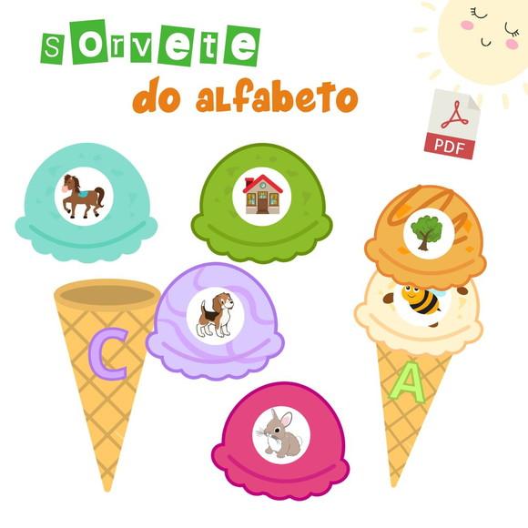 Atividade Alfabeto Sorvete (pdf)