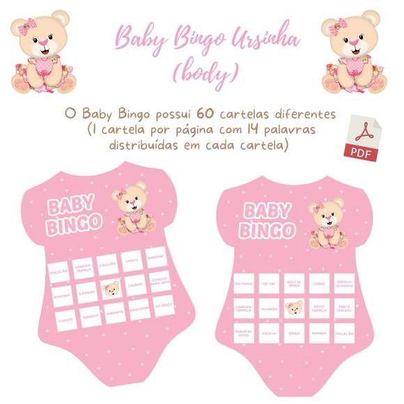 Baby Bingo Ursinha Body (60 Cartelas) pdf
