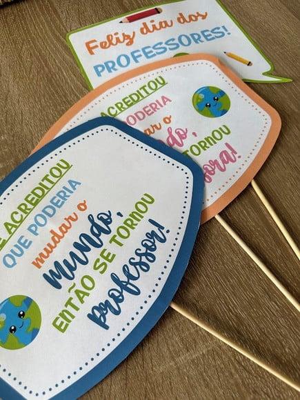 Kit Plaquinhas para Selfie Escolar (arquivo Pdf)