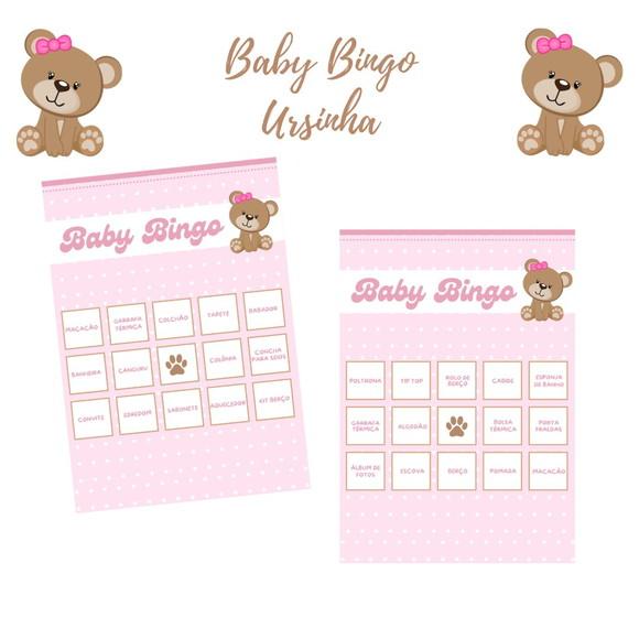 Baby Bingo Ursinha Rosa (60 Cartelas) pdf