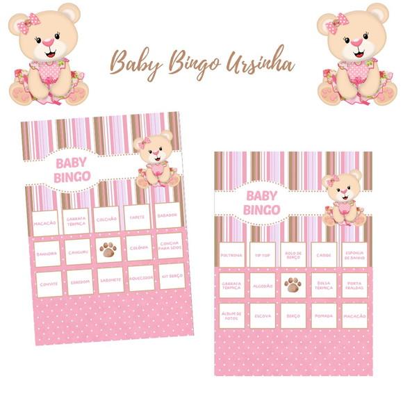 Baby Bingo Ursinha Rosa e Bege (60 Cartelas) pdf
