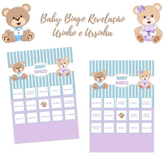 Baby Bingo Revelação Ursinho e Ursinha (60 Cartelas) pdf