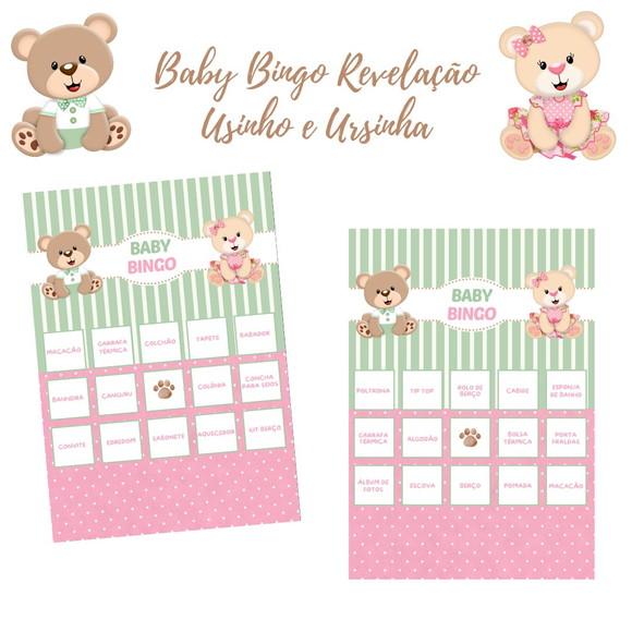 Baby Bingo Revelação Ursinho e Ursinha (60 Cartelas) pdf