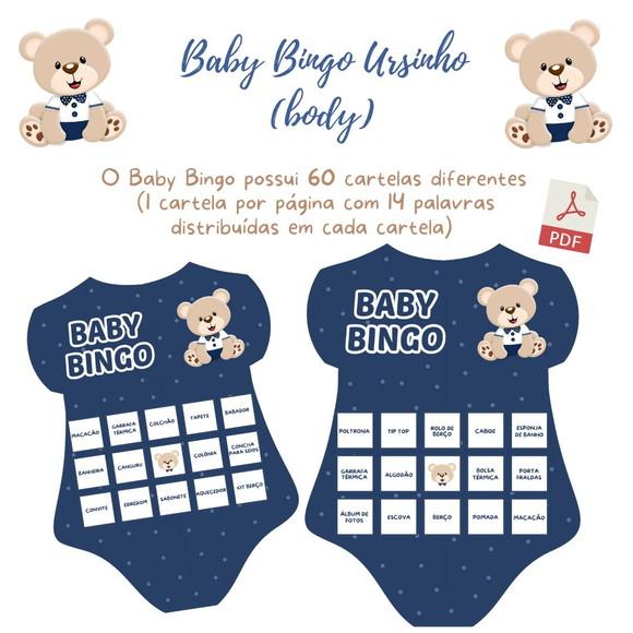 Baby Bingo Ursinho Body (60 Cartelas) pdf