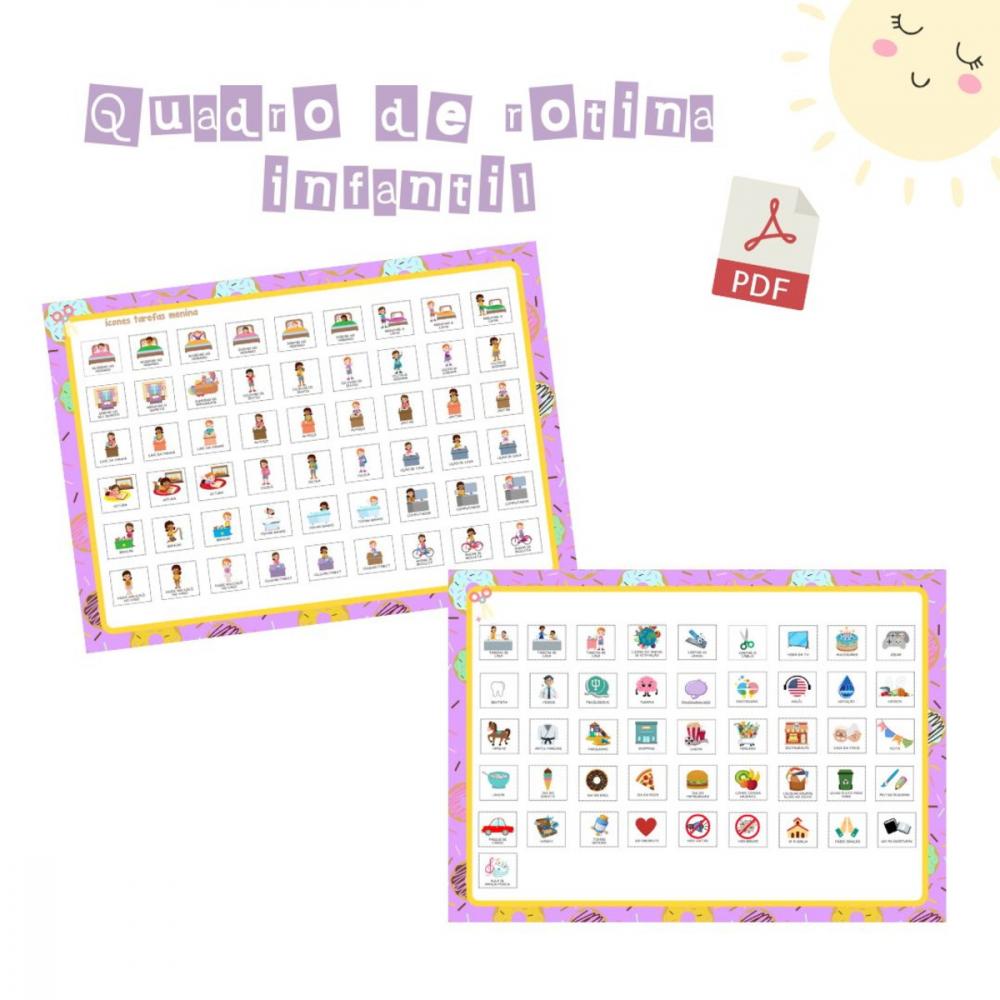 Quadro Rotina Infantil a Casa Mágica da Gabby (digital Pdf)