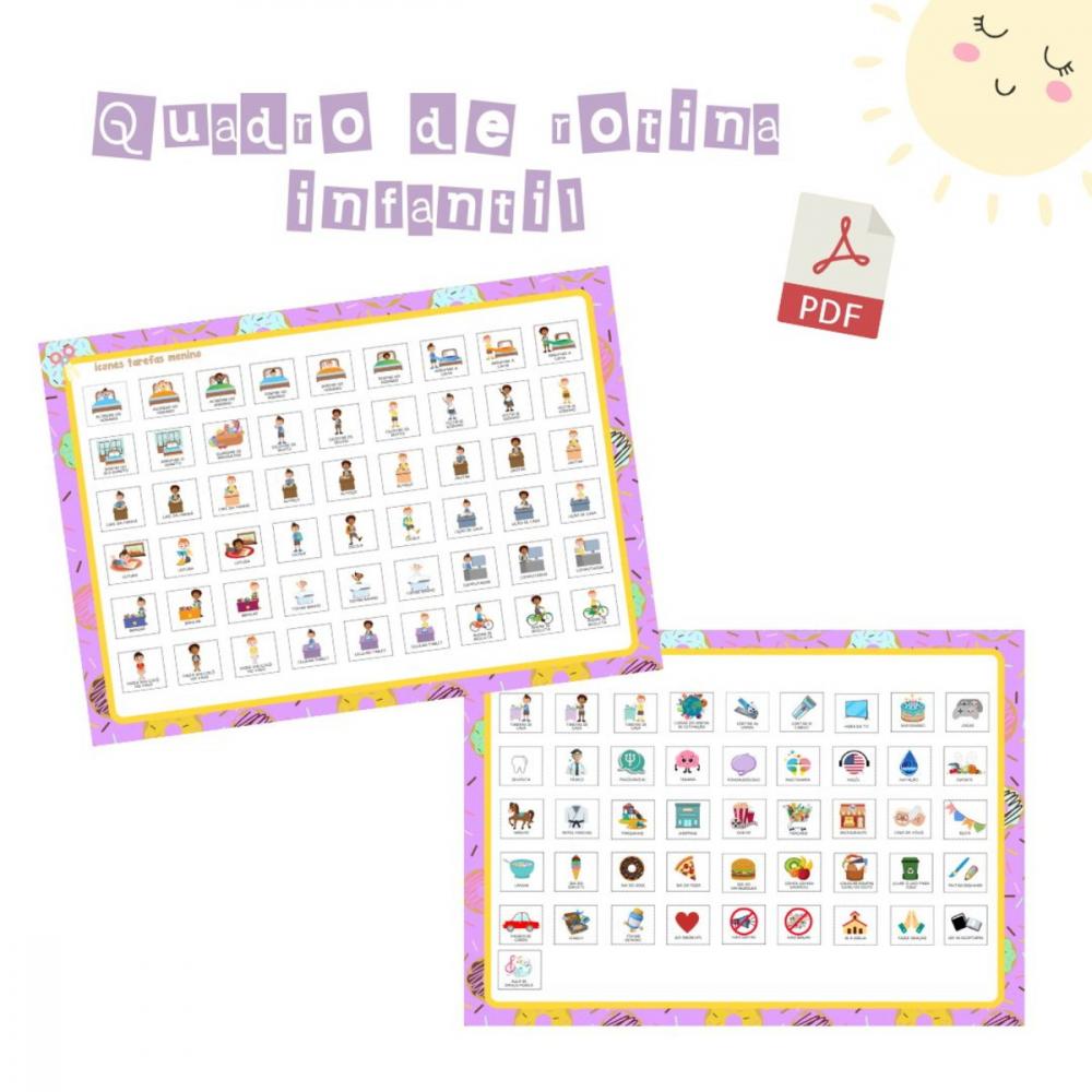 Quadro Rotina Infantil a Casa Mágica da Gabby (digital Pdf)