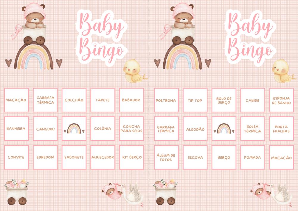 Baby Bingo Ursinha Arco-íris (60 Cartelas) pdf