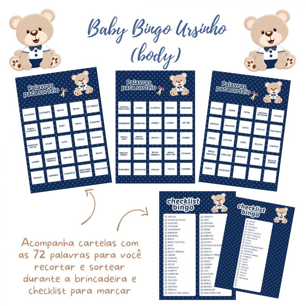 Baby Bingo Ursinho Body (60 Cartelas) pdf