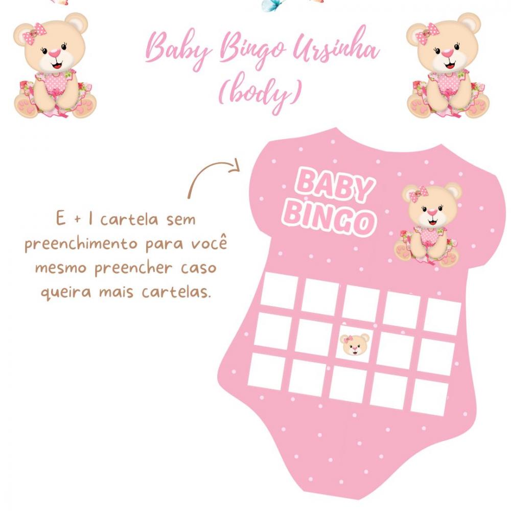 Baby Bingo Ursinha Body (60 Cartelas) pdf