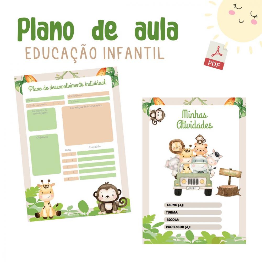Plano de Aula Educação Infantil Bncc Safári (pdf)