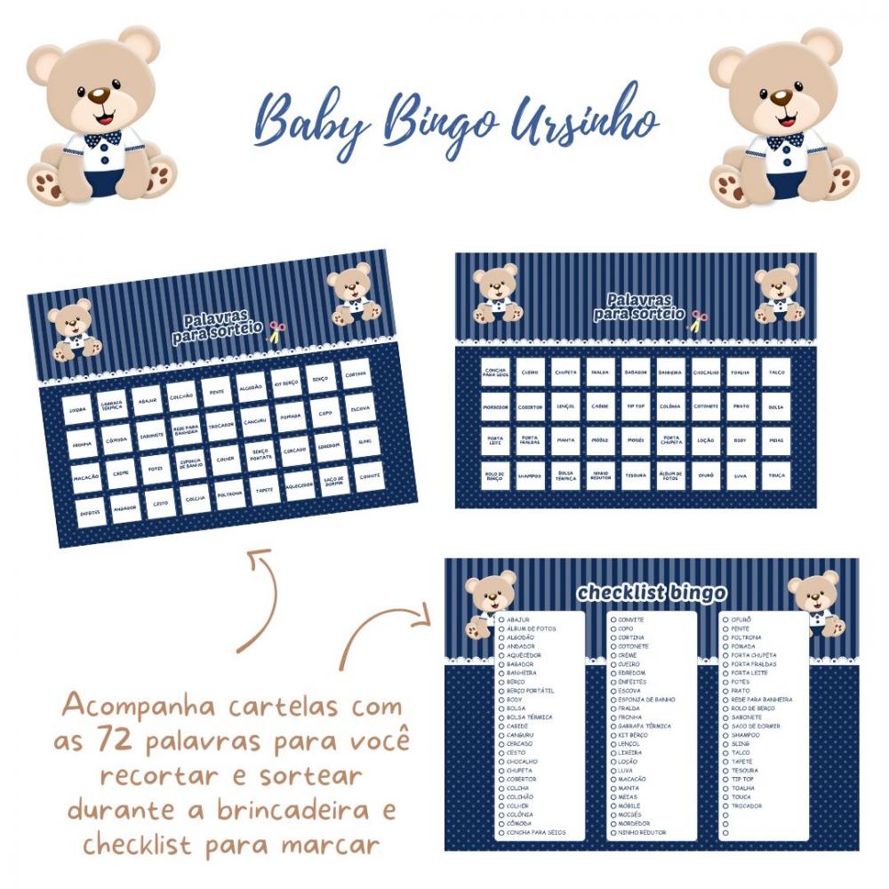 Baby Bingo Ursinho (azul Marinho) (60 Cartelas) pdf