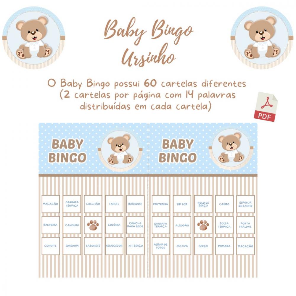 Baby Bingo Ursinho (60 Cartelas) pdf