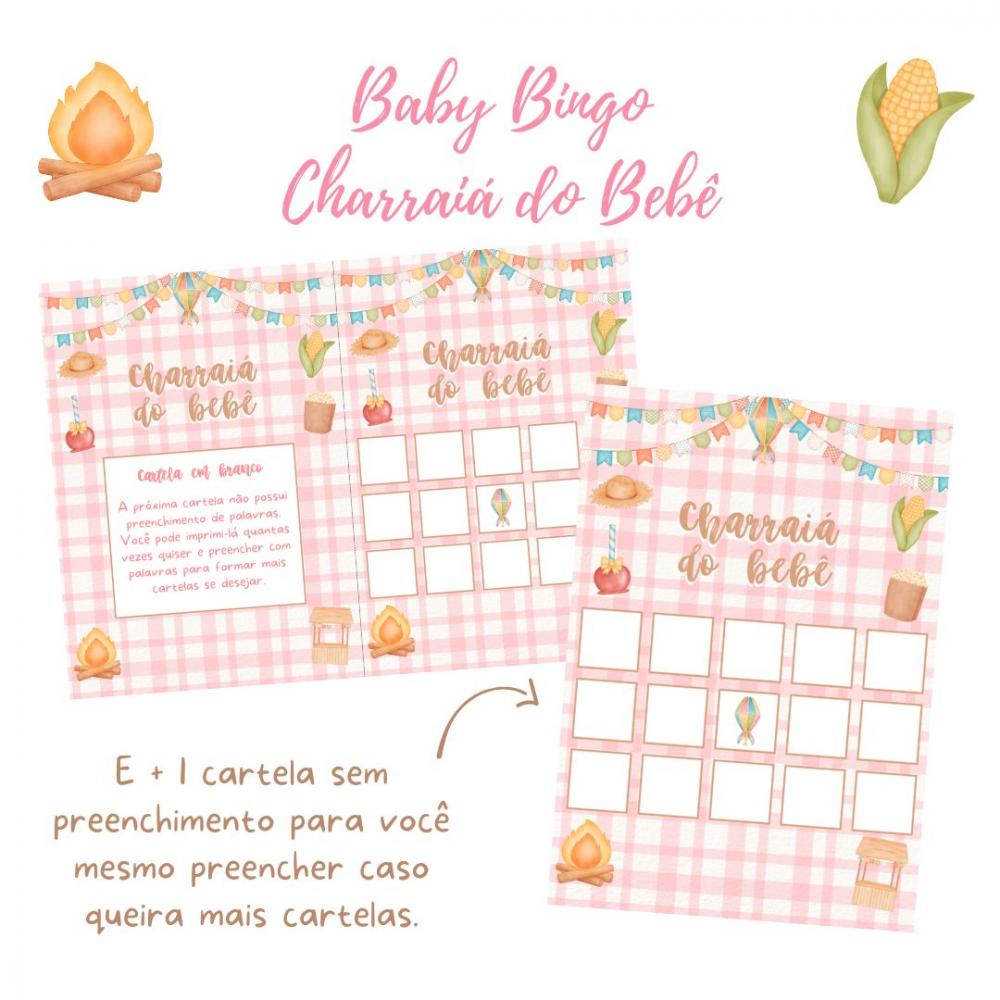 Baby Bingo Charraiá do Bebê - Rosa (60 Cartelas) pdf