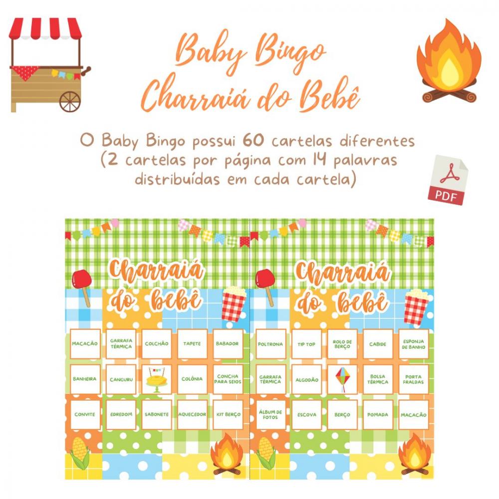 Baby Bingo Charraiá do Bebê (60 Cartelas) pdf