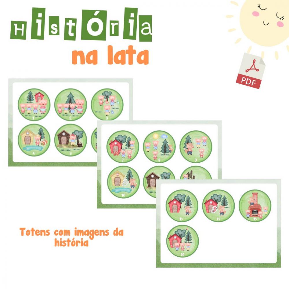 História na Lata - os Três Porquinhos (pdf)