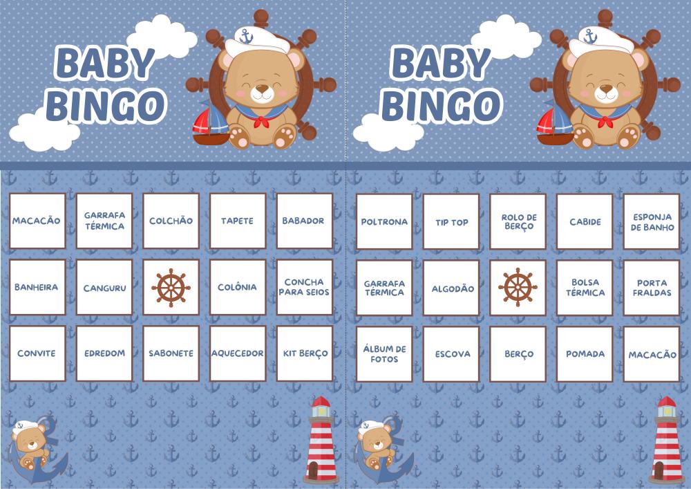 Baby Bingo Ursinho Marinheiro Cute (60 Cartelas) pdf