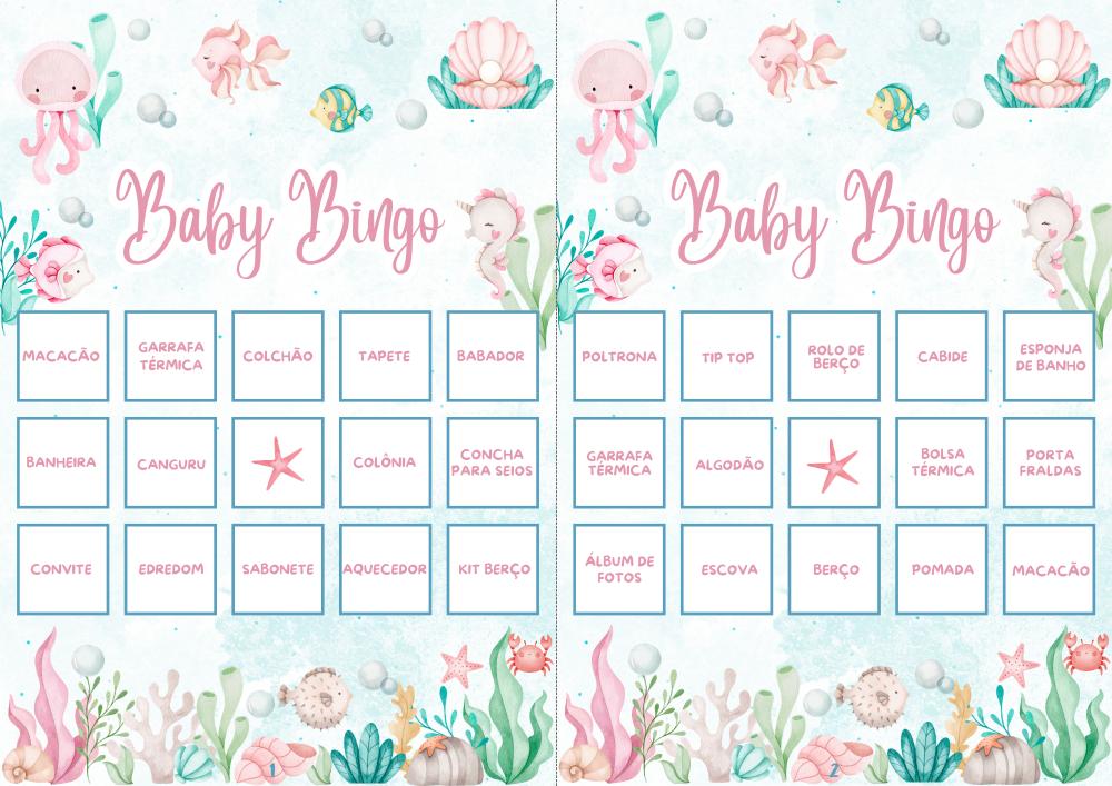 Baby Bingo Fundo do Mar (60 Cartelas) pdf