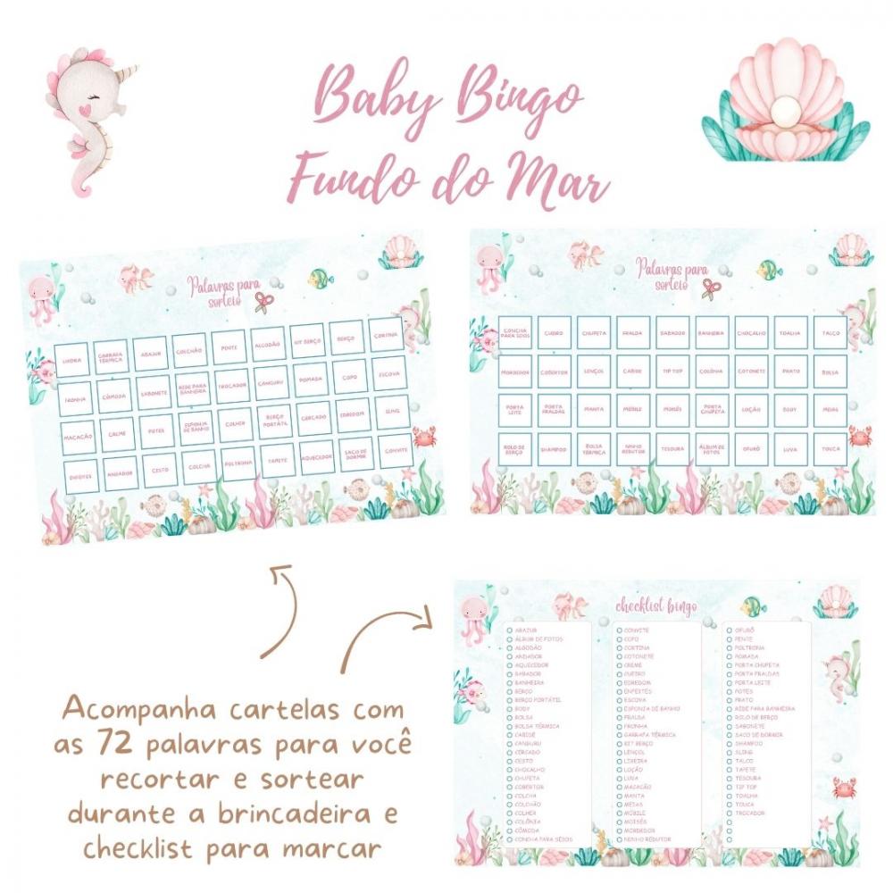 Baby Bingo Fundo do Mar (60 Cartelas) pdf