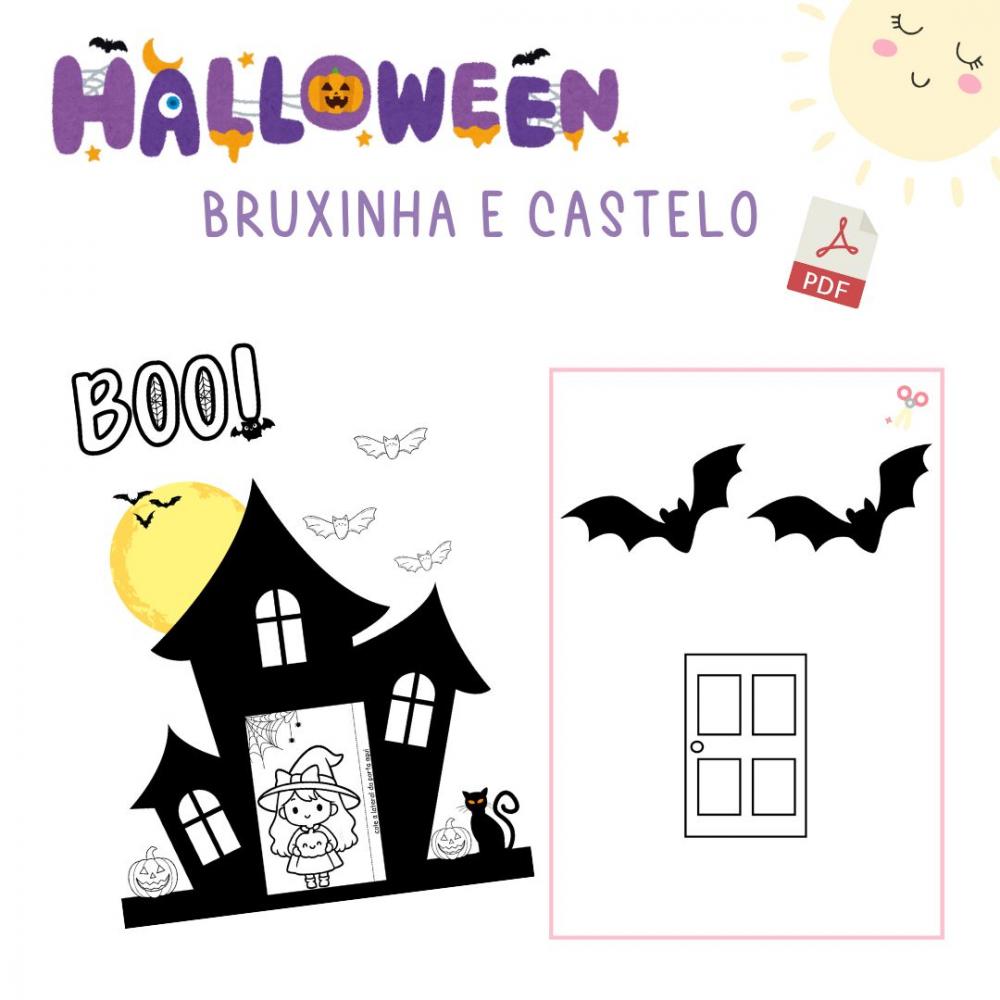 Halloween Bruxinha Divertida (arquivo Pdf)